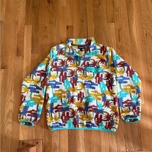 Patagonia Colorful Patterned Fleece Pullover
